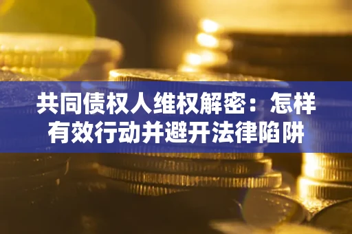北京共同债权人维权解密：怎样有效行动并避开法律陷阱